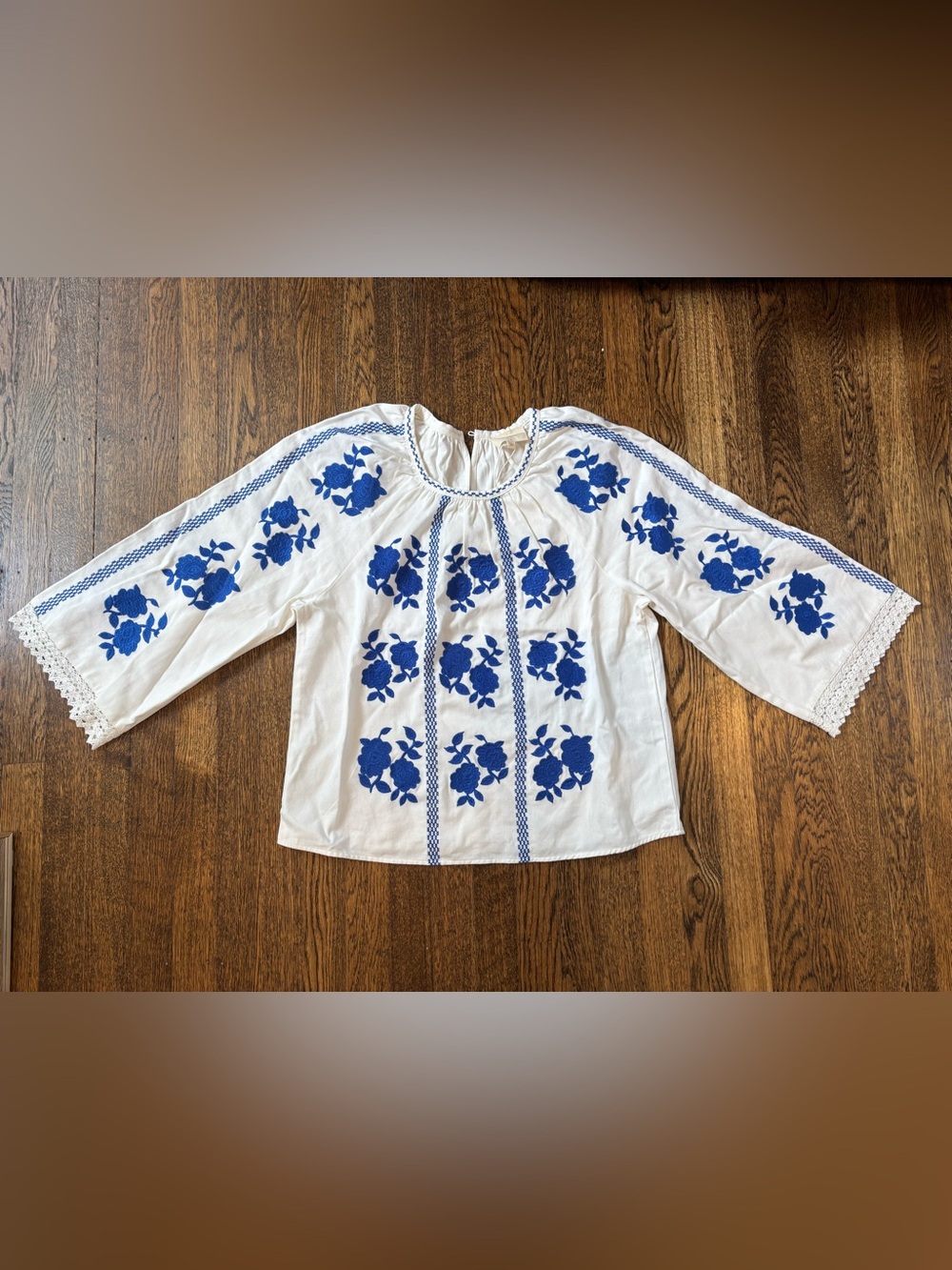 Sézane Rina Blouse Blue